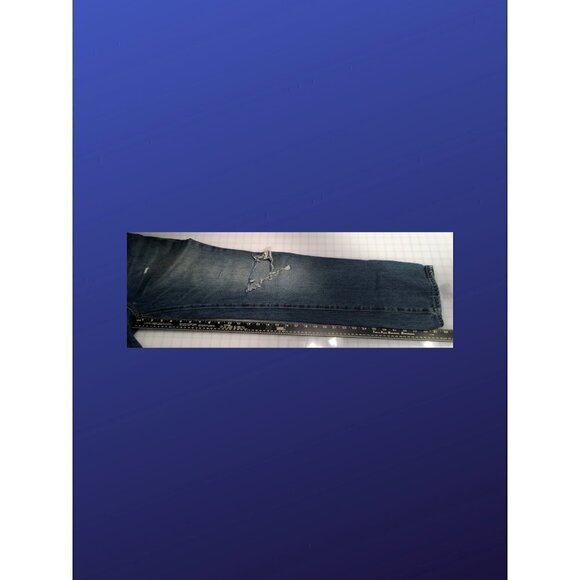 Levi Strauss & Co. 514 Straight Fit Distressed Jeans, 30 x 32, Blue, EUC - Picture 8 of 9